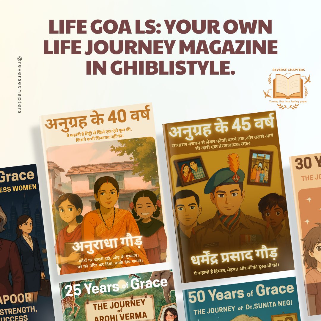 A life, as a magazine