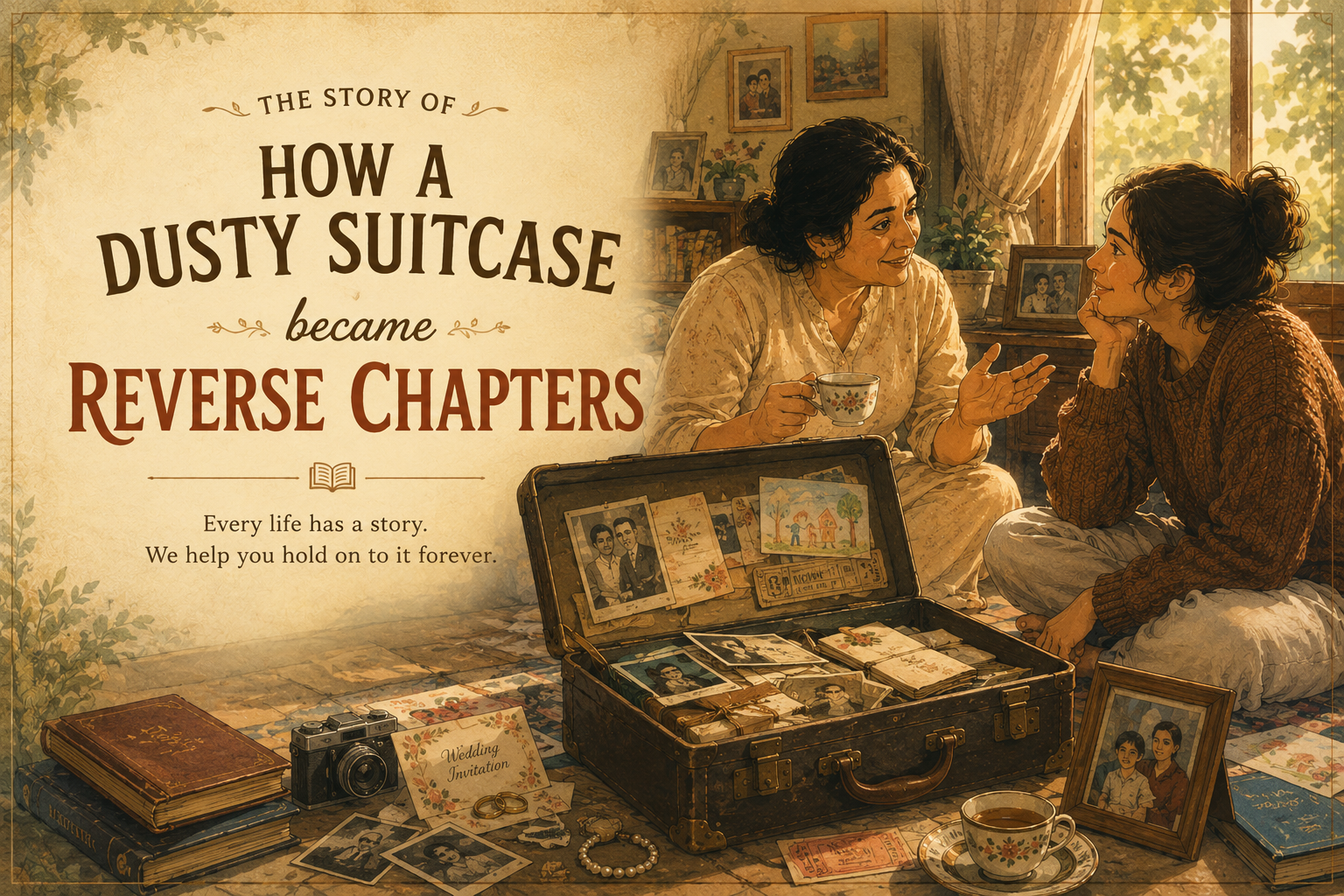 How a dusty suitcase became Reverse Chapters